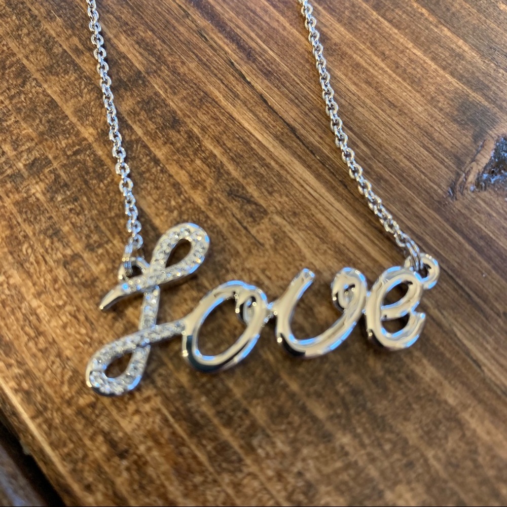 Lia Sophia Secret Admirer Love Silver Necklace